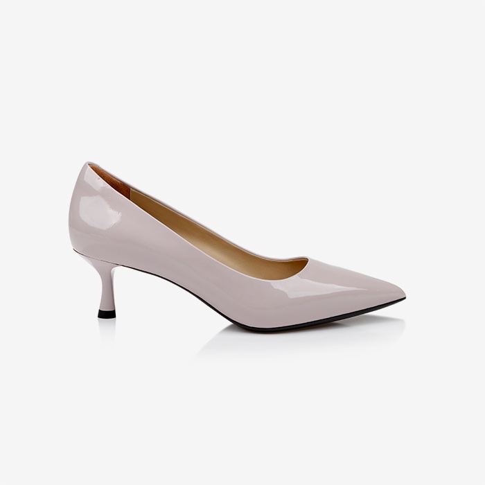 Baby Pink Patent Leather Pump - Main View