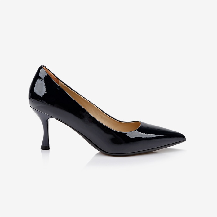 Black Patent Leather Pump - Main View