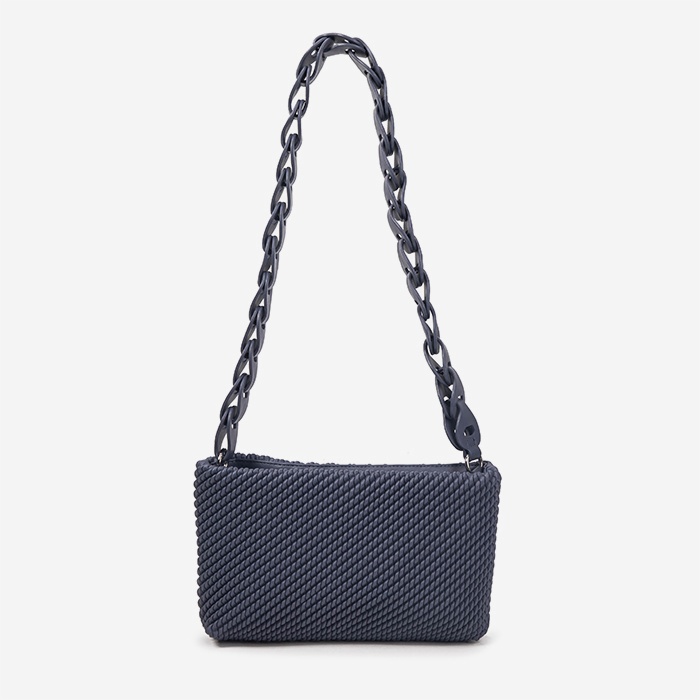 Blue Grey Crossbody Bag - Main View