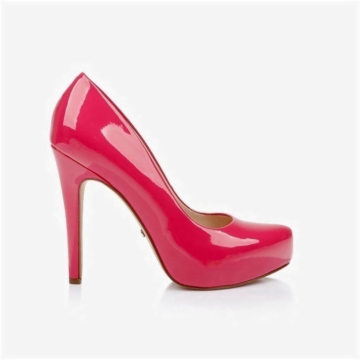 Bright Rose Patent High Heel Pump - Main View