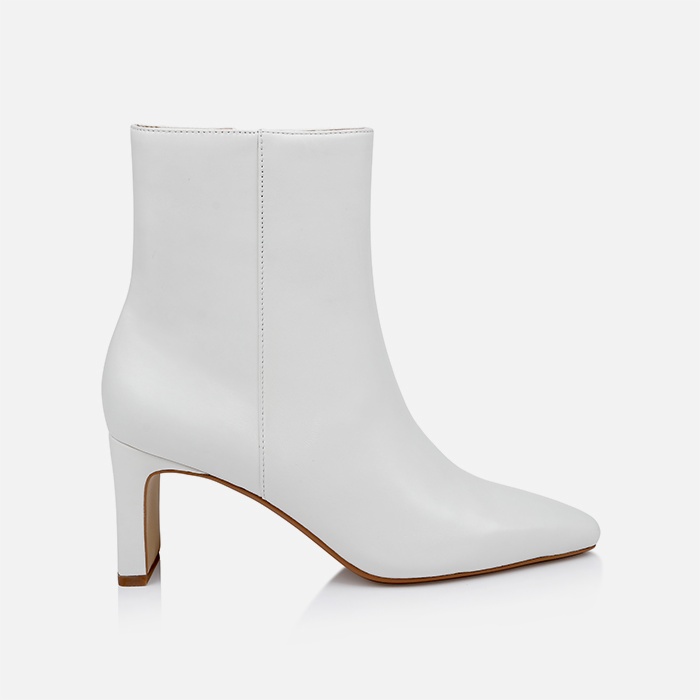 Cloud Dancer Leather Ankle Boot - Main View