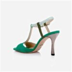 Fluorite Green Mixed High Heel Sandal - Main View