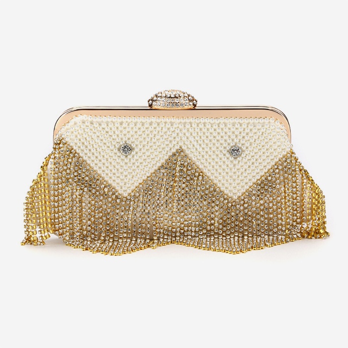 Gold Pearl Clutch - Main View