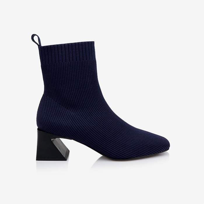 Majorelle Blue Flyknit Ankle Boot - Main View