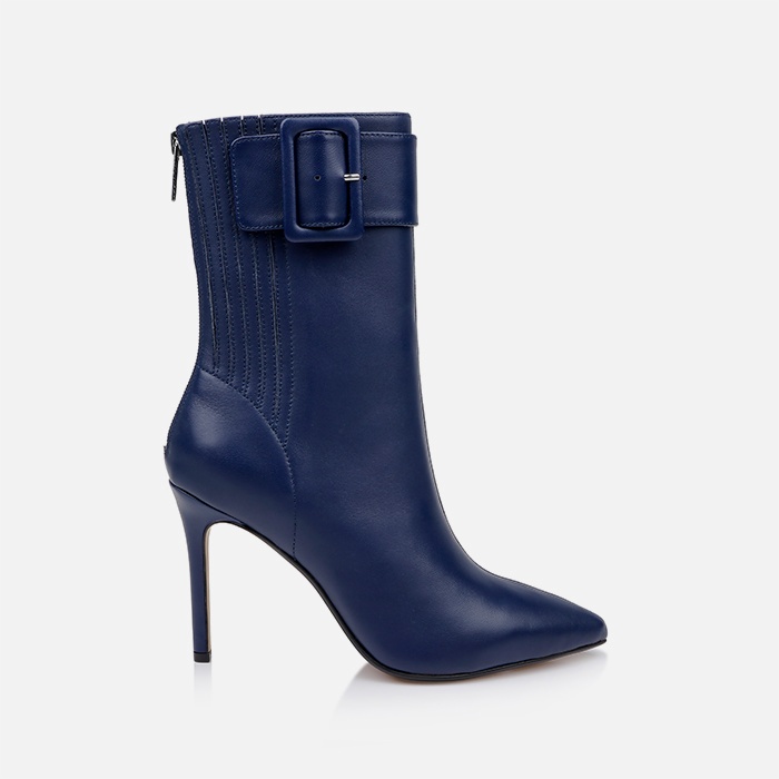 Naval Leather High Ankle Boot - Main View
