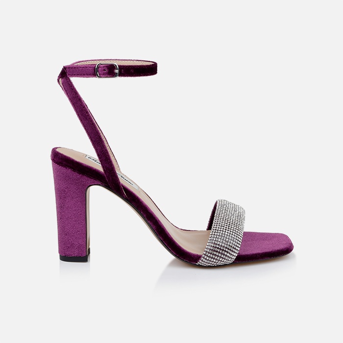 Nude Kid Leather High Heel Sandal - Main View