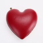 Red Heart-shaped Clutch - Main View