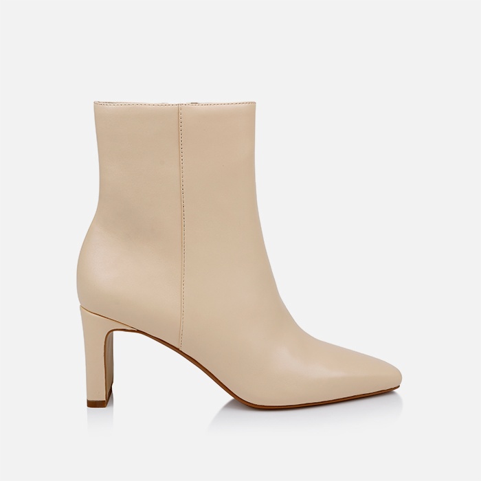 Sheepskin Leather Ankle Boot - Main View