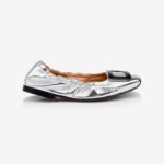 Shiny Silver Dancing Sandal - Main View