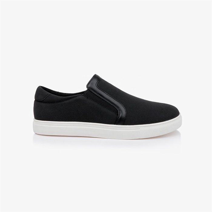 Stefano Black Slip On - Main View