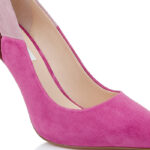 Deep Orchid Mixed Kid Suede Stiletto Pump - Main View