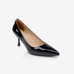 Black Patent Leather Pump - Side View