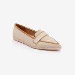 Cream Flyknit Pump - Side View