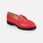 Fired Brick Leather Loafer - Side View