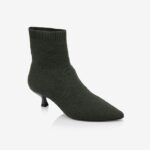 Forest Green Flyknit Ankle Boot - Side View