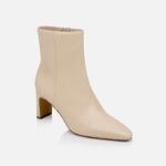 Sheepskin Leather Ankle Boot - Side View