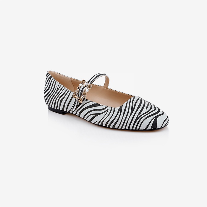 Zebra Print Flat - Side View