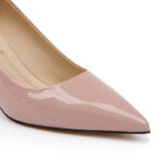 Baby Pink Patent Leather Pump - Back View