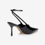 Black High Heel Slingback - Back View