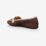 Brown Flyknit Pump - Back View