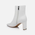 Cloud Dancer Leather Ankle Boot - Back View