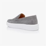 Giovanni Grey Slip On - Back View