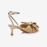 Gold Heel Sandal - Back View