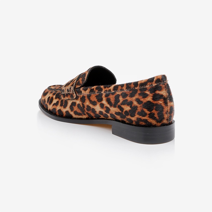 Leopard Loafer - Back View
