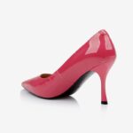 Pink Patent Leather Pump - Back View