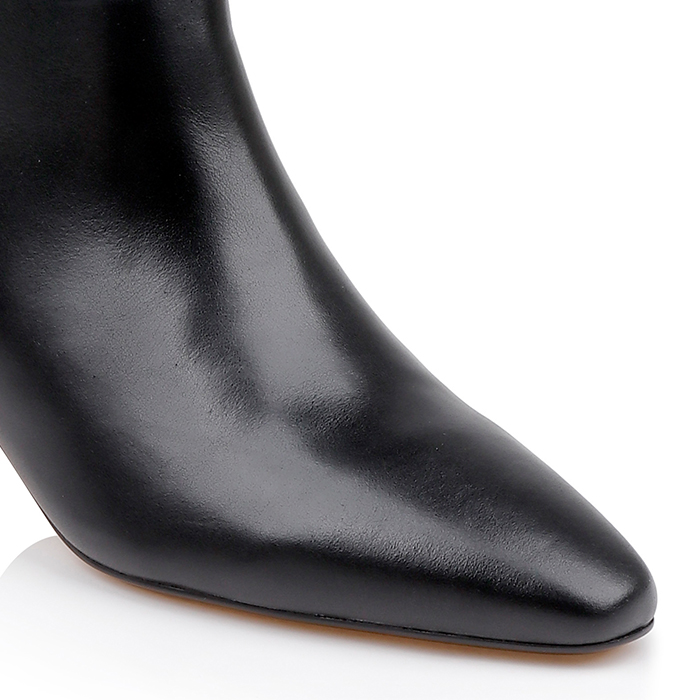 Red Patent Leather Flat Sandal - Back View