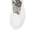 Allie White Lace Up - Detail View