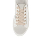 Allison White Lace Up - Detail View