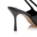 Black High Heel Slingback - Detail View