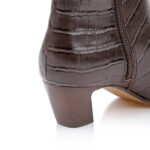 Black Leather Boot - Detail View