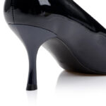 Black Patent Leather Pump - Detail View