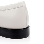 Cream Woven Upper Loafer - Detail View