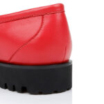 Fired Brick Leather Loafer - Detail View