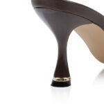 Rich Brown Net Sandal - Detail View