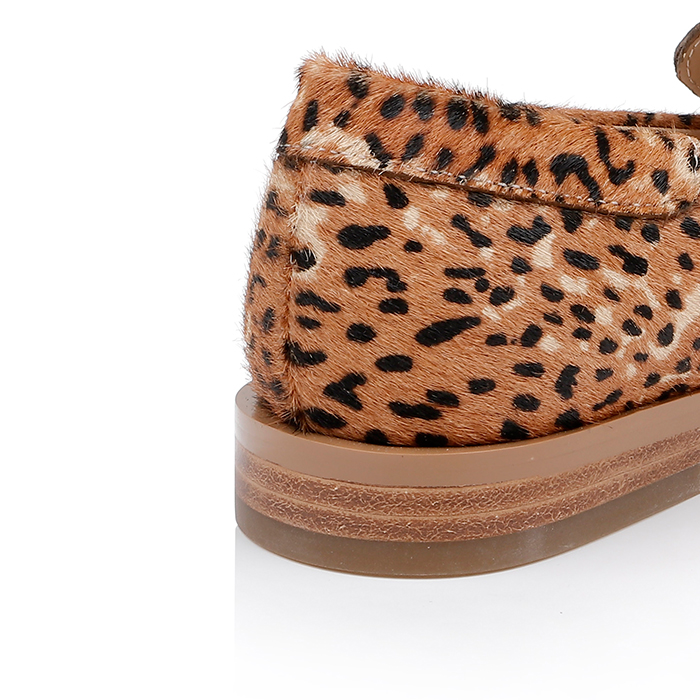 Small Spot Leopard Loafer - Detail View