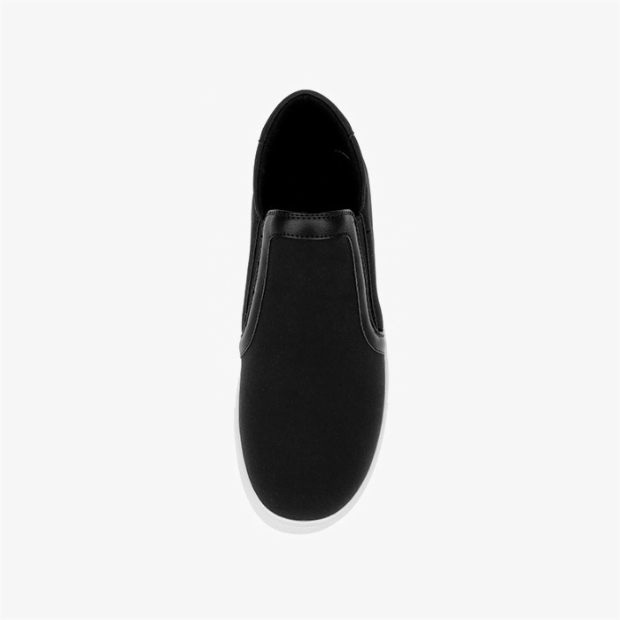 Stefano Black Slip On - Detail View