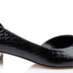 Black Hollow Pump - Angle View