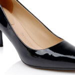 Black Patent Leather Pump - Angle View