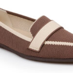 Brown Flyknit Pump - Angle View