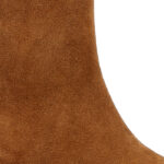 Cognac leather ankle boot - Angle View