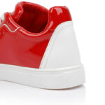 Kareem Red High-top Basket - Angle View