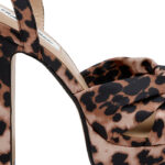 Leopard High Heel Sandal - Angle View