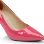 Pink Patent Leather Pump - Angle View