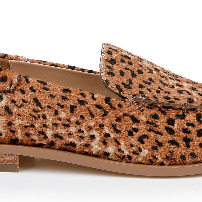 Small Spot Leopard Loafer - Angle View