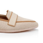 Cream Flyknit Pump - Close-up View