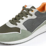 Liam Khaki NB Running - Close-up View